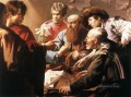 The Calling Of St Matthew Dutch painter Hendrick ter Brugghen